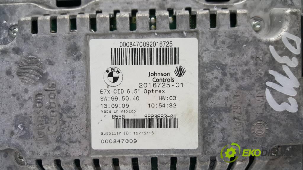 BMW X5 E70 2009 235 kW E70 2993 Dislpej  (Prístrojové dosky, displeje)