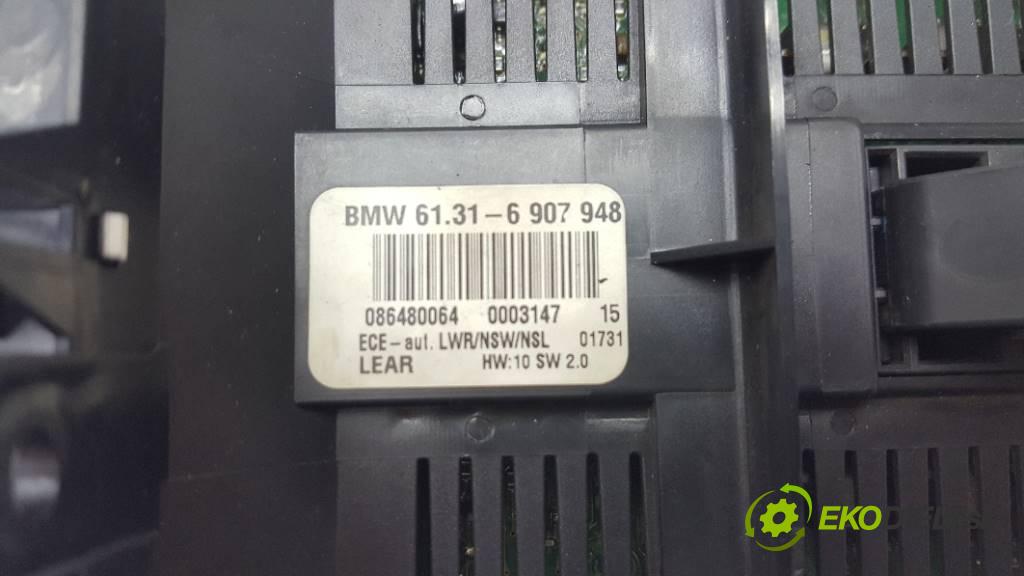 BMW 3 E46   2000 136 kW    1951 přepínač světel 61.31-6907948  (Ovládaní topení a přepínače)