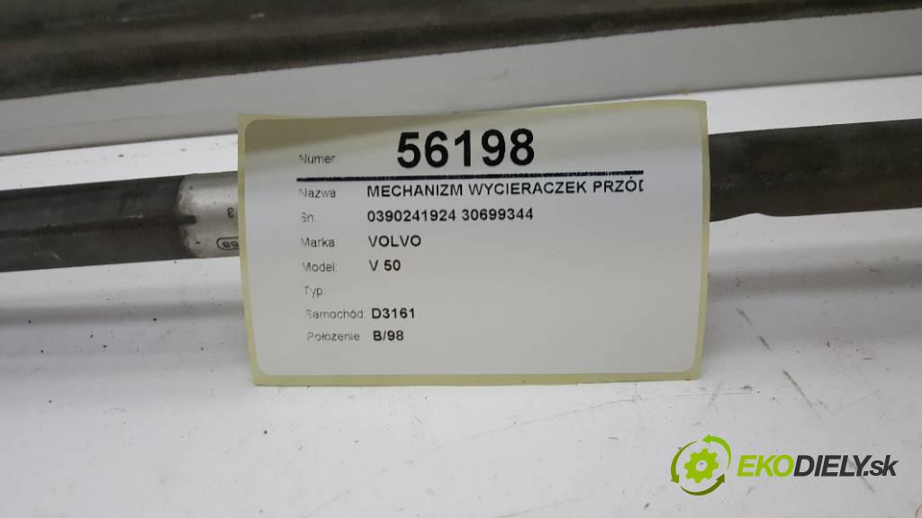 VOLVO V 50   2006 136 kW     1997 mechanismus stěračů přední část 0390241924 30699344 (Motorky stěračů)