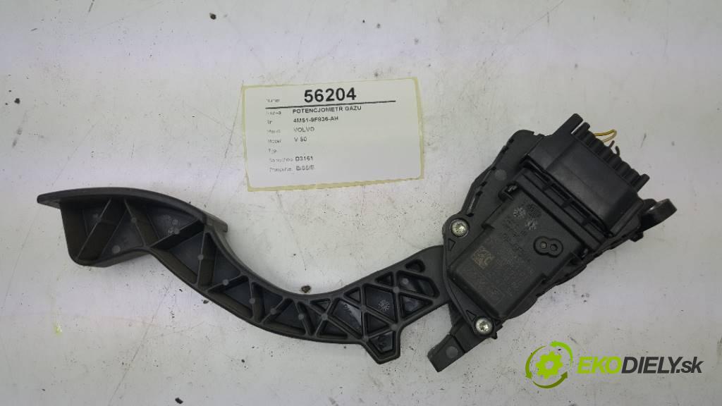 VOLVO V 50   2006 136 kW     1997 Potenciometer plynového pedálu 4M51-9F836-AH (Pedále)