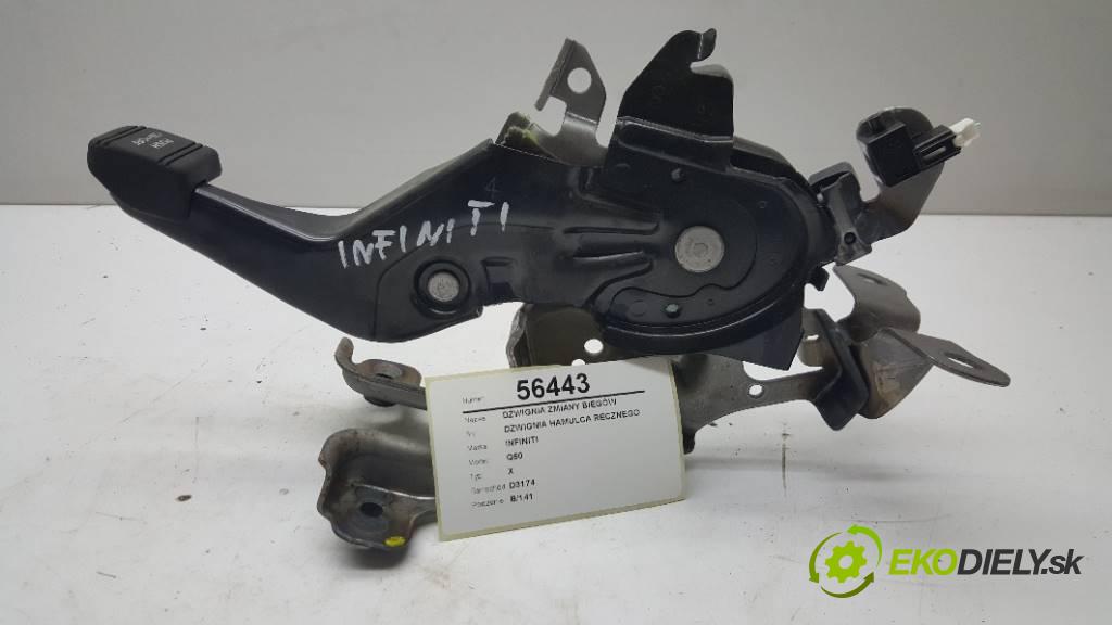 INFINITI Q50 X 2017 211 kW X 1991 Kulisa - - DZWIGNIA HAMULCA RECZNEGO (Rýchlostné páky / kulisy)
