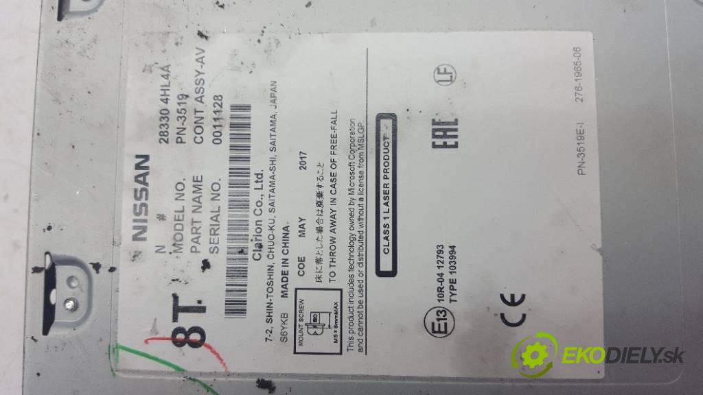 INFINITI Q50   2017 211 kW X 1991 RADIO 28330 4HL4A PN-3519 (Audio zariadenia)