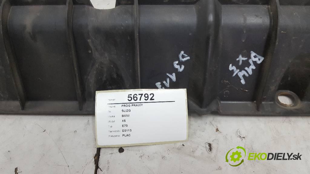 BMW X5 E70 2009 235 kW E70 2993 práh pravý ŚLIZG (Ostatní)