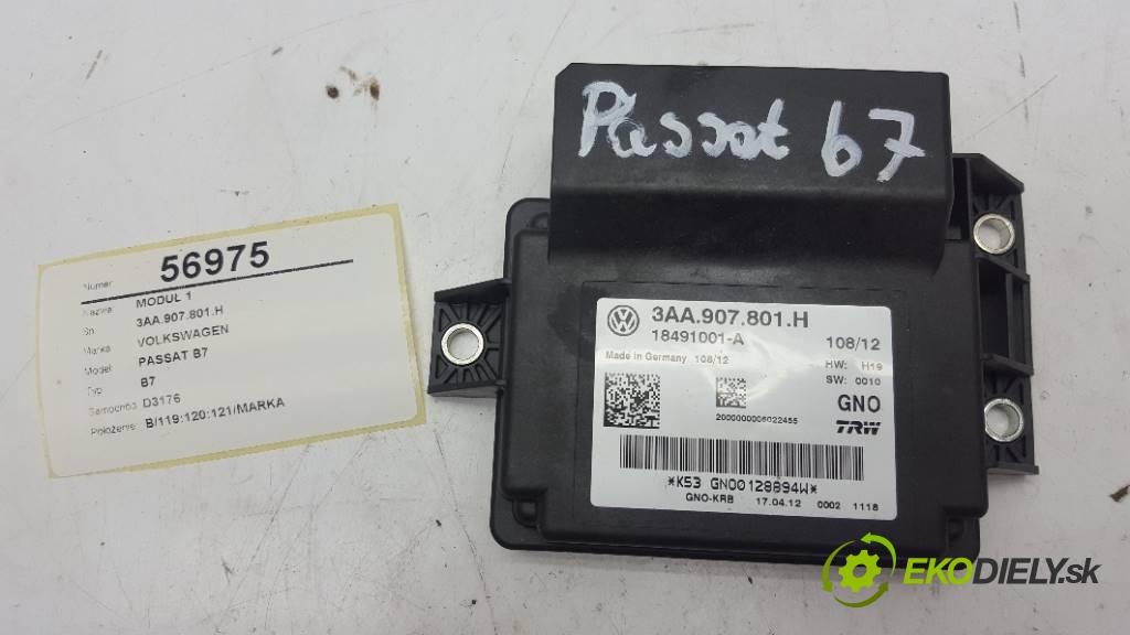VOLKSWAGEN PASSAT B7 B7 2012 140 kW B7 1968 Modul 1 3AA.907.801.H / 3AA907801H