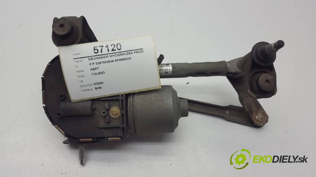 SEAT TOLEDO   2006 105 kW    1896 Mechanizmus stieračov predný P.P 3397020646 5P0955024 (Motorčeky stieračov predné)