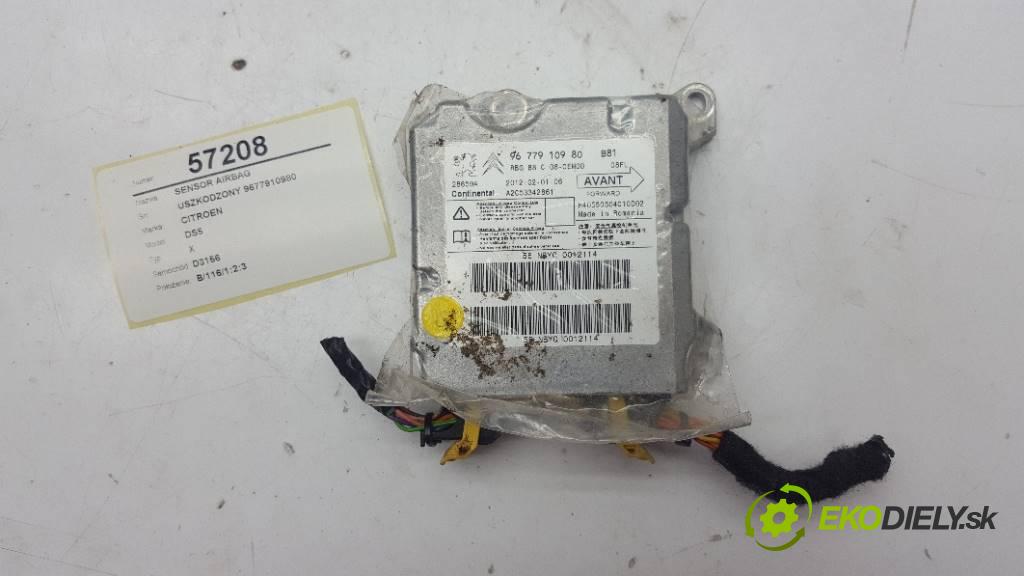 CITROEN DS5  2013 163 kW X 1997 senzor airbag USZKODZONY 9677910980 (Snímače)