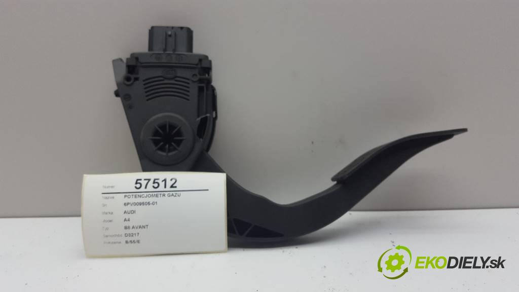 AUDI A4 B8 AVANT 2008 160 kW B8 AVANT 1798 Potenciometer plynového pedálu 6PV009505-01 (Pedále)