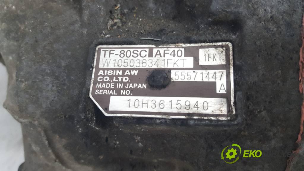 OPEL INSIGNIA  2010 160 kW    1956 Prevodovka - TF-80SC AF40 W105036341FK 55571447 10H3615940 (Prevodovky)