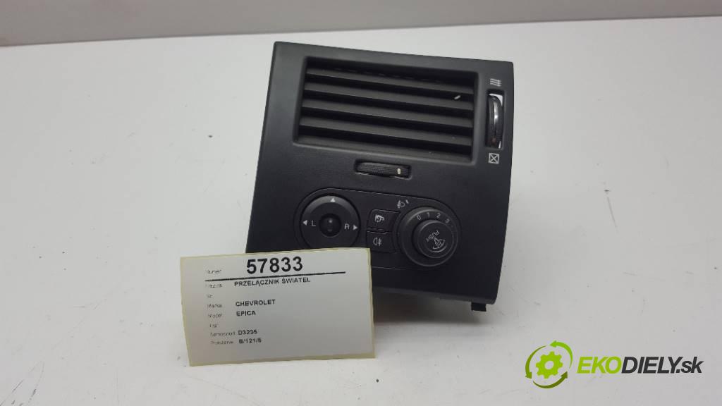 CHEVROLET EPICA   2007 156 kW    2492 Prepínač svetiel  (Prepínače, spínače, tlačidlá a ovládače kúrenia)