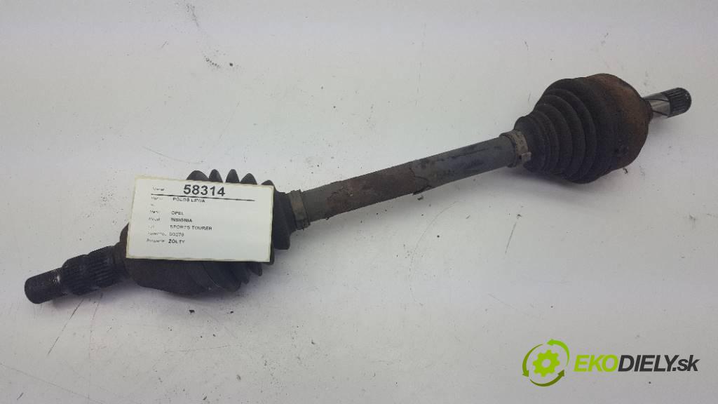 OPEL INSIGNIA SPORTS TOURER 2009 179 kW SPORTS TOURER 1598 Poloos ľavá strana  (Poloosy)