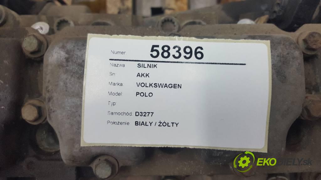 VOLKSWAGEN POLO   1999 60 kW     1390 Motor AKK (Motory (kompletné))