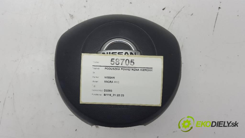 NISSAN MICRA K12   2004 65 kW     1240 AirBag volantu airbag