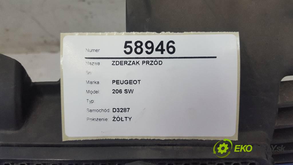 PEUGEOT 206 SW   2003 109 kW     1587 Nárazník predný  (Ostatné)