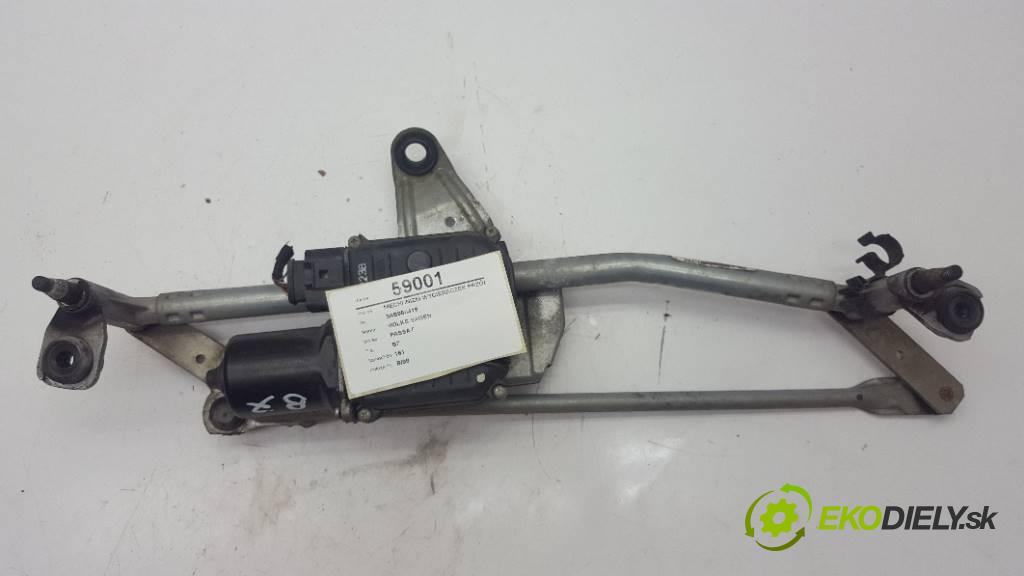 VOLKSWAGEN PASSAT B7 2010  B7 1968 Mechanizmus stieračov predný 3AB955419 (Motorčeky stieračov predné)