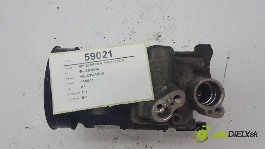 VOLKSWAGEN PASSAT B7 2010  B7 1968 kompresor klimatizace 5N0820803A  (Kompresory)