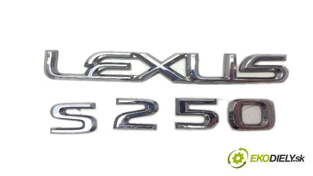 LEXUS IS 250   2008 208 kW      2500 znak nápis LEXUS S250