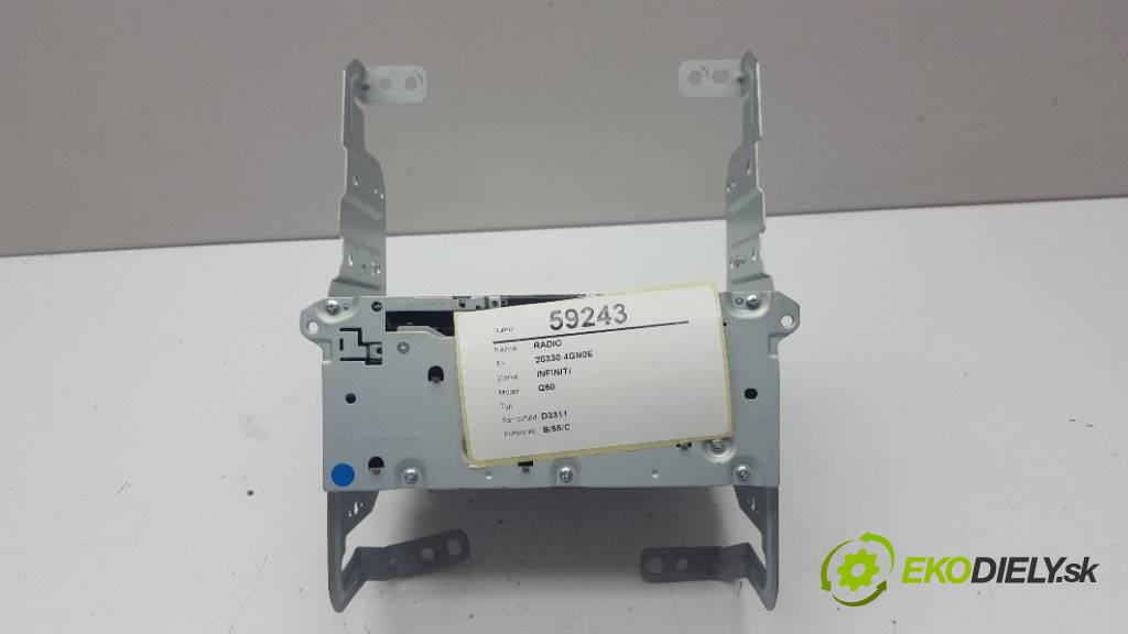 INFINITI Q50   2015 170 kW      2143 RADIO 28330 4GN0E (Audio zariadenia)