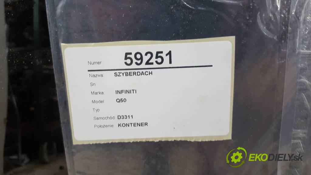 INFINITI Q50   2015 170 kW      2143 střešní okno  (Okna karoserie)