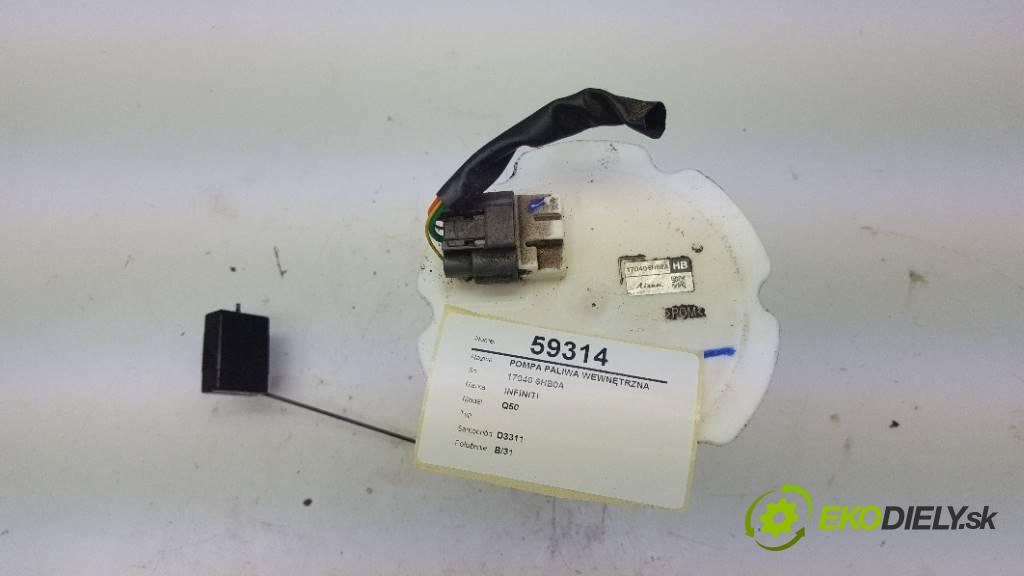 INFINITI Q50   2015 170 kW     2143 Pumpa paliva vnútorná 17040 6HB0A (Palivové pumpy, čerpadlá, plaváky)