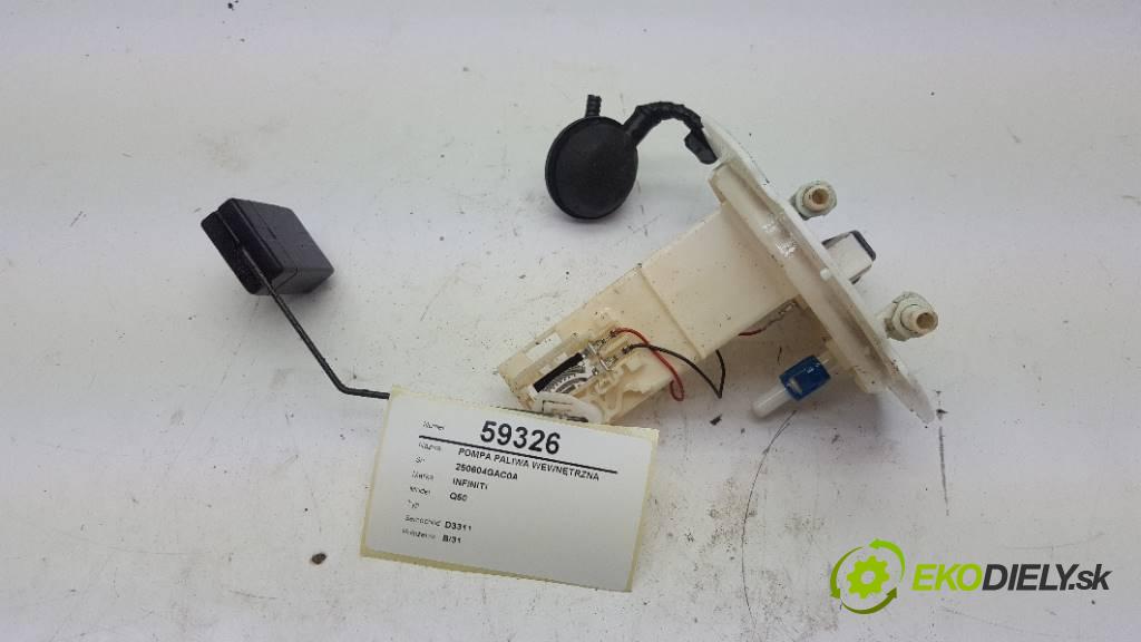 INFINITI Q50   2015 170 kW      2143 Pumpa paliva vnútorná 250604GAC0A (Palivové pumpy, čerpadlá, plaváky)