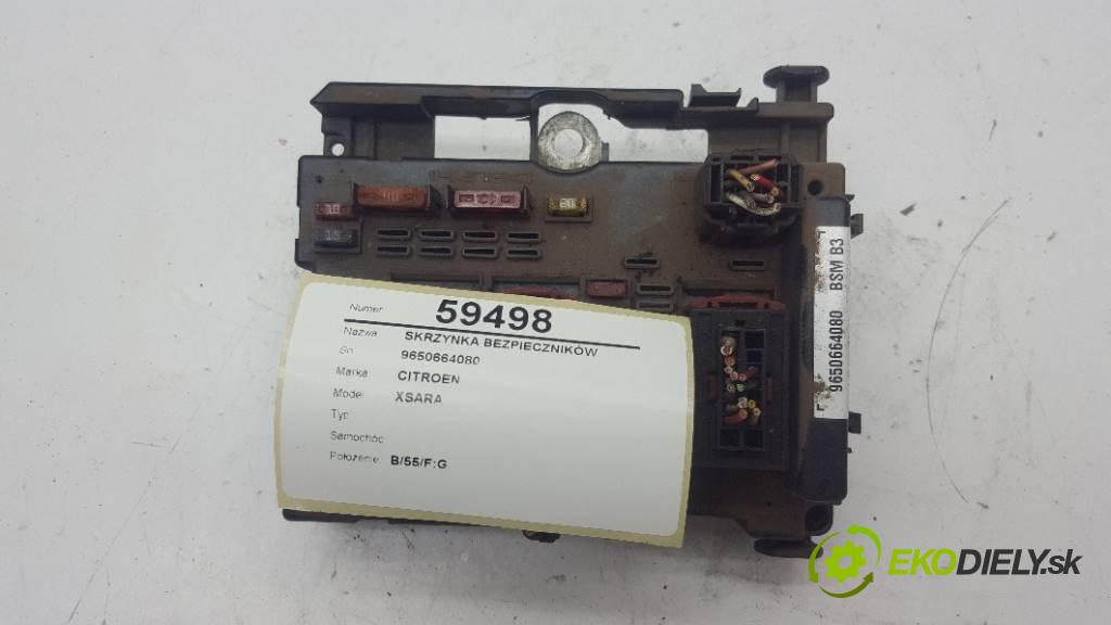 CITROEN XSARA         skříňka poistková 9650664080 (Pojistkové skříňky)