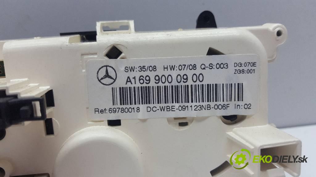 MERCEDES-BENZ A180 CDI   2009 109 kW      1991 Panel ovládania kúrenia A1699000900 (Prepínače, spínače, tlačidlá a ovládače kúrenia)