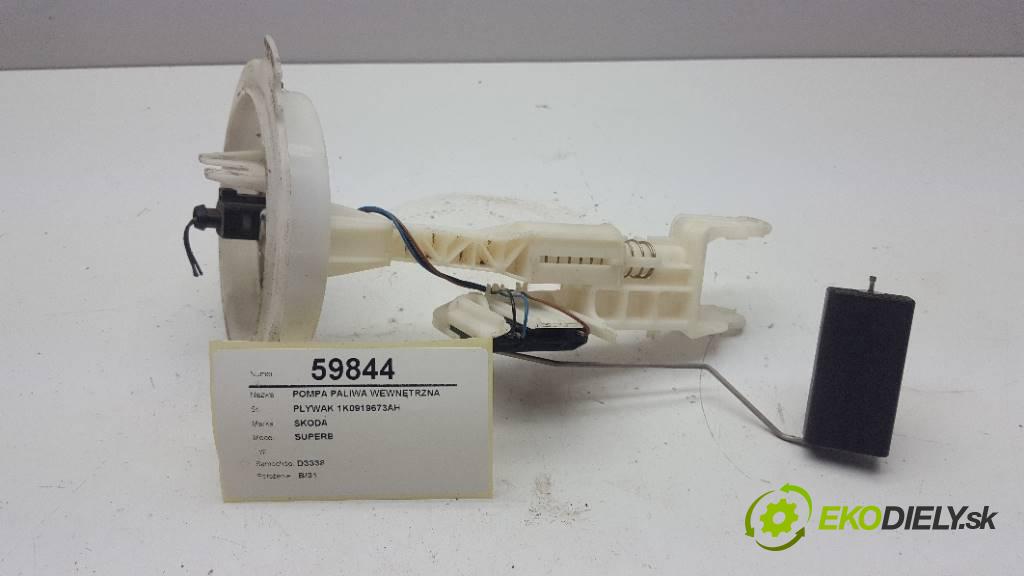 SKODA SUPERB   2009 260 kW      3597 Pumpa paliva vnútorná PŁYWAK 1K0919673AH (Palivové pumpy, čerpadlá, plaváky)