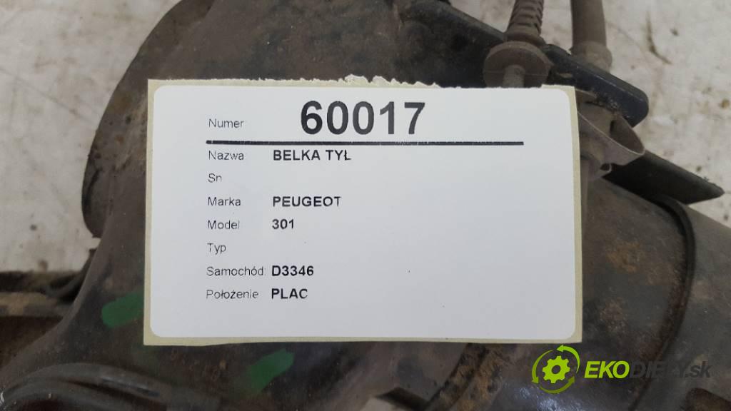PEUGEOT 301    2018 116 kW       1537 výztuha zadní část