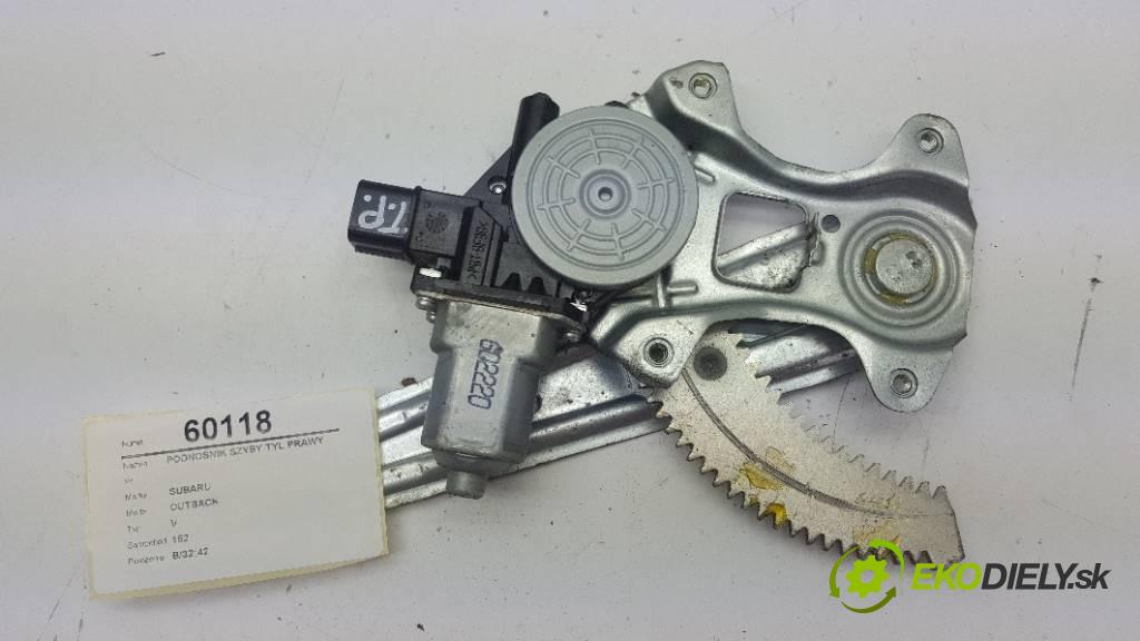 SUBARU OUTBACK V 2016 175 kW V 2498 Mechanizmus okna zad pravy  (Ostatné)