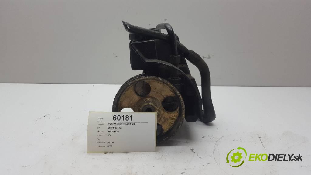 PEUGEOT 206   2000 69 kW      1868 Pumpa servočerpadlo 26079834-QL (Servočerpadlá, pumpy riadenia)