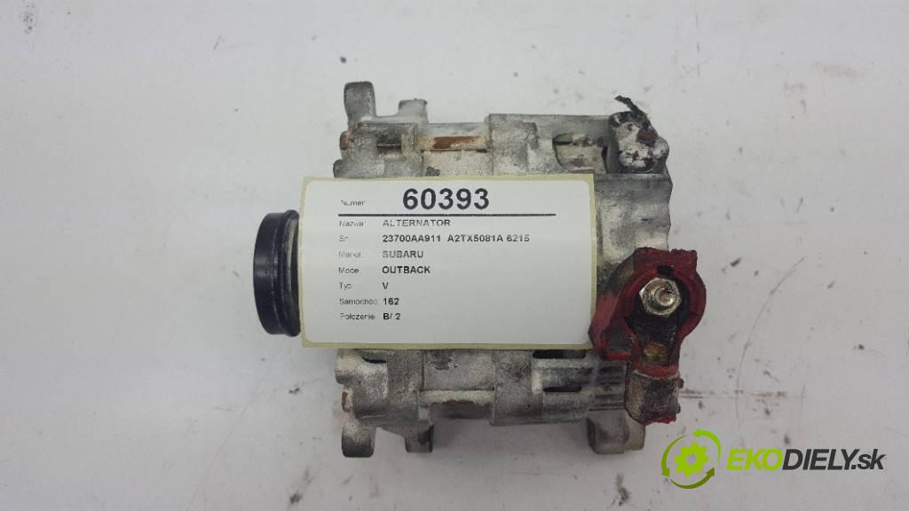 SUBARU OUTBACK V 2016 175 kW V 2498 Alternátor 23700AA911  A2TX5081A 6215  (Alternátory)