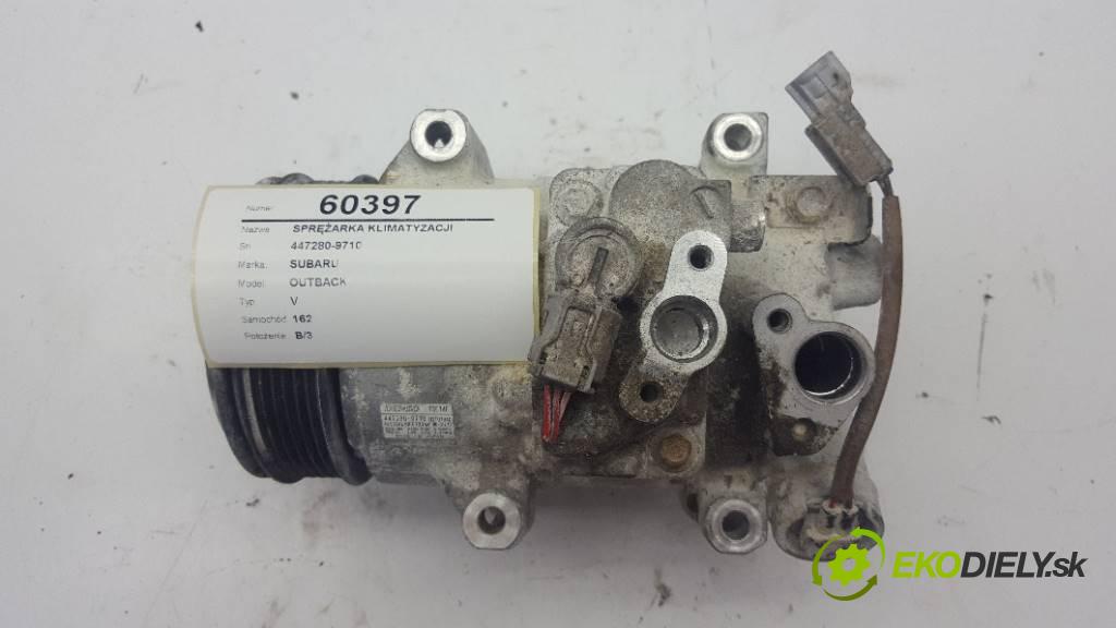 SUBARU OUTBACK V 2016 175 kW V 2498 kompresor klimatizace 447280-9710 (Kompresory)