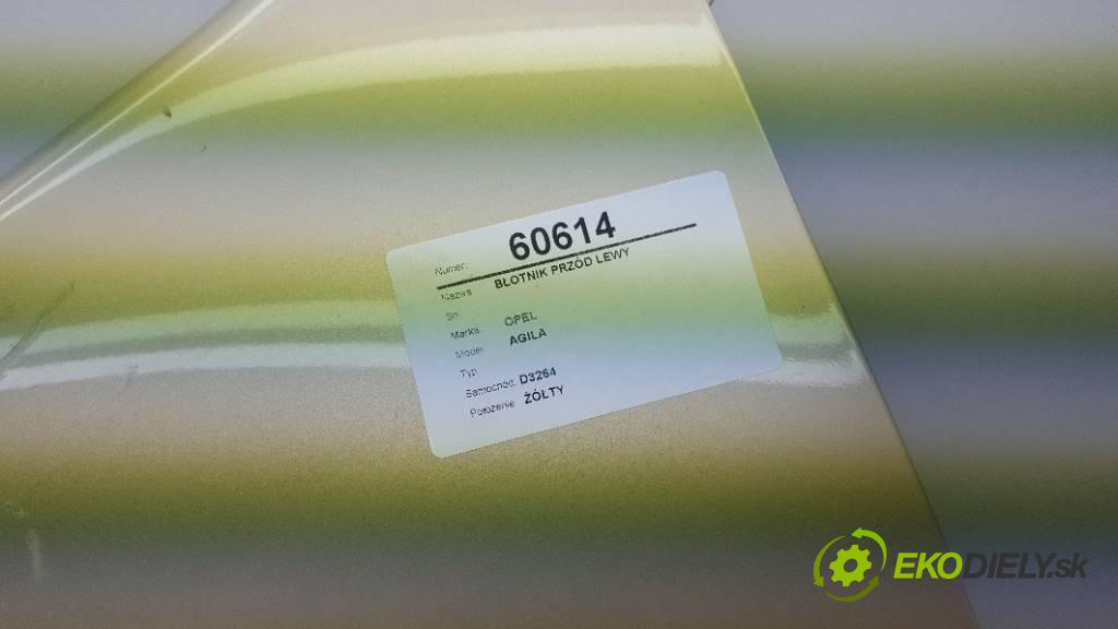 OPEL AGILA   2004 75 kW       1199 blatník přední část levý