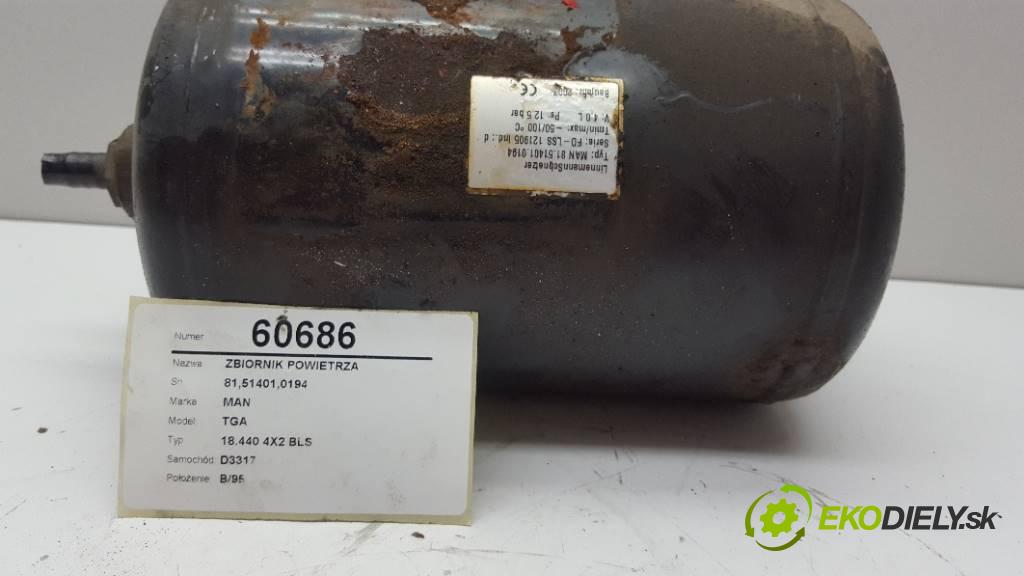 MAN TGA 18.440 4X2 BLS 2008 441 kW 18.440 4X2 BLS 10518 Nádržka vzduchu 81,51401,0194 (Obaly filtrov vzduchu)