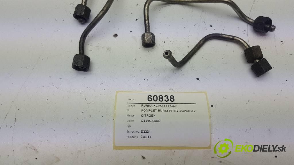 CITROEN C4 PICASSO   2008 136 kW     1997 rúrka klimatizace KOMPLET RURKI WTRYSKIWACZY (Rozvody klimatizace)