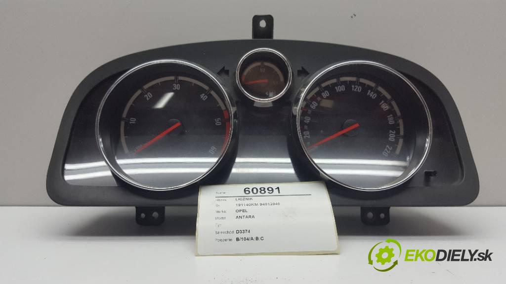 OPEL ANTARA   2009 126 kW      1991 Prístrojovka 191140KM 94812945 (Prístrojové dosky, displeje)
