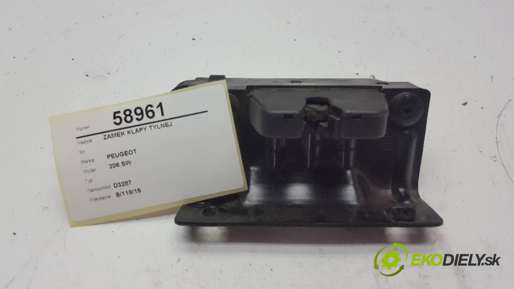 PEUGEOT 206 SW          zámok dverí zad 121212121
