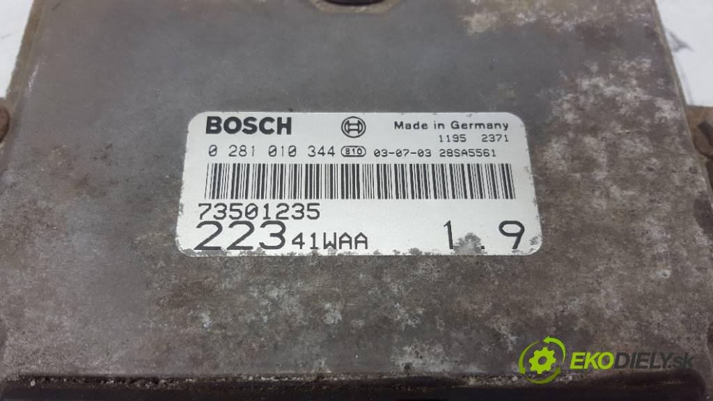 FIAT DOBLO  2003 74,00KW     1910 riadiaca jednotka Motor 0 281 010 344 (Riadiace jednotky)