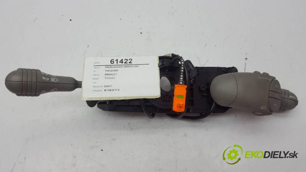RENAULT TWINGO   2001 59 kW     1149 Prepínač kombinovaný 700424050 (Prepínače, spínače, tlačidlá a ovládače kúrenia)