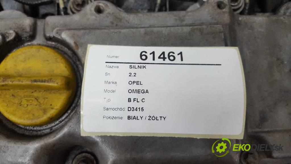 OPEL OMEGA B FL C 2000 88KW B FL C 2172 Motor 2.2 (Motory (kompletné))
