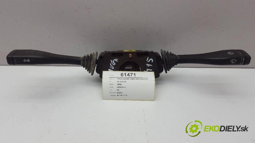 OPEL OMEGA A GL 1991 115 kW GL 1998 Prepínač smeroviek 90 306 520 (Prepínače, spínače, tlačidlá a ovládače kúrenia)