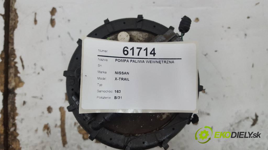 NISSAN X-TRAIL    2007 150 kW    1995 Pumpa paliva vnútorná  (Palivové pumpy, čerpadlá, plaváky)