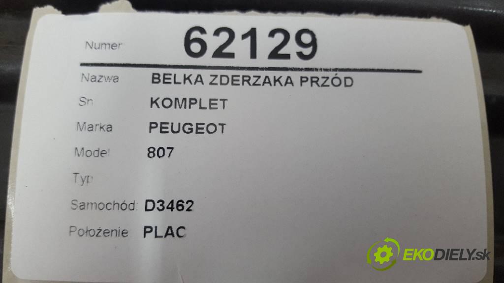 PEUGEOT 807  2005 94KW      2179 Výstuha nárazníka predný KOMPLET  (Výstuhy predné)