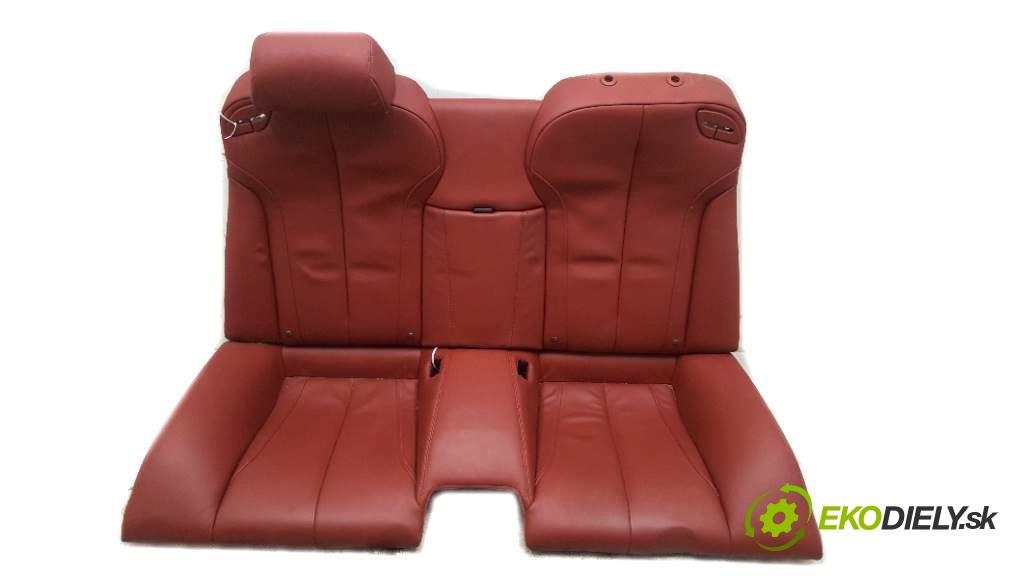 BMW F13 640D 2014 313 kW 640D 2993 Sedadlá, sedačky + Sedadlo KANAPA  TYŁ