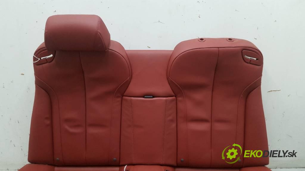 BMW F13 640D 2014 313 kW 640D 2993 Sedadlá, sedačky + Sedadlo KANAPA  TYŁ