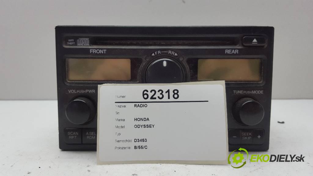 HONDA ODYSSEY   2002 176KW            3471 RADIO  (Audio zariadenia)