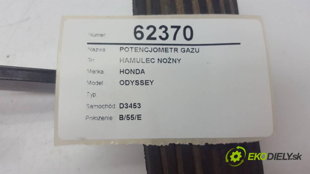 HONDA ODYSSEY   2002 176KW        3471 Potenciometer plynového pedálu HAMULEC NOŻNY (Pedále)