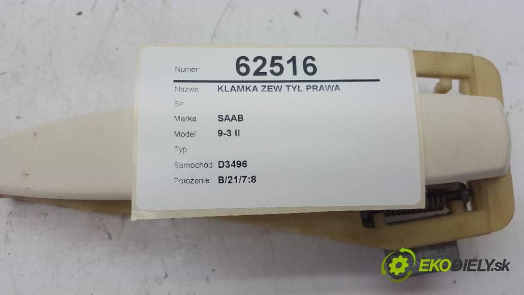 SAAB 9-3 II  2007 110KW       1910 Kľučka vonkajšia zad pravá