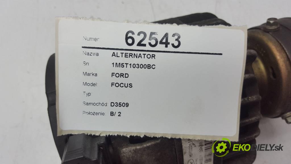 FORD FOCUS  2002 74kW       1753 Alternátor 1M5T10300BC (Alternátory)