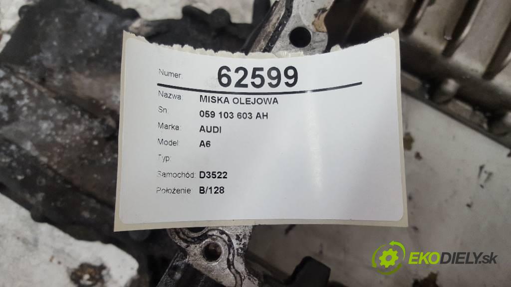 AUDI A6  2008 132kW        2698 MISKA: olejová 059 103 603 AH (Olejové vane)